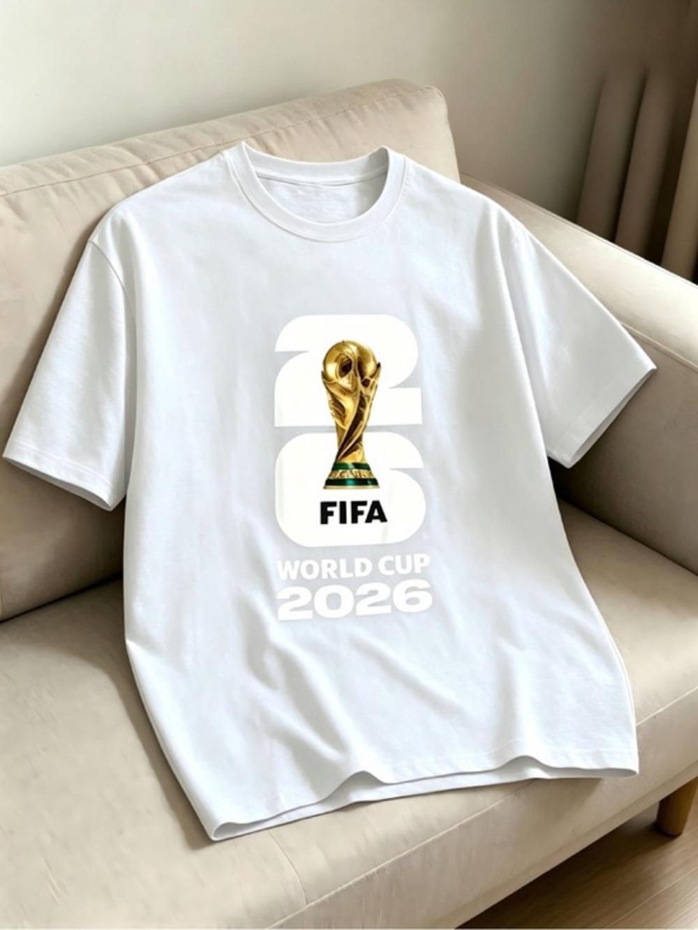 FIFA World Cup 2026 White Graphic Tee